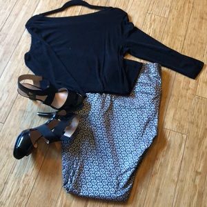 Banana Republic metallic pants